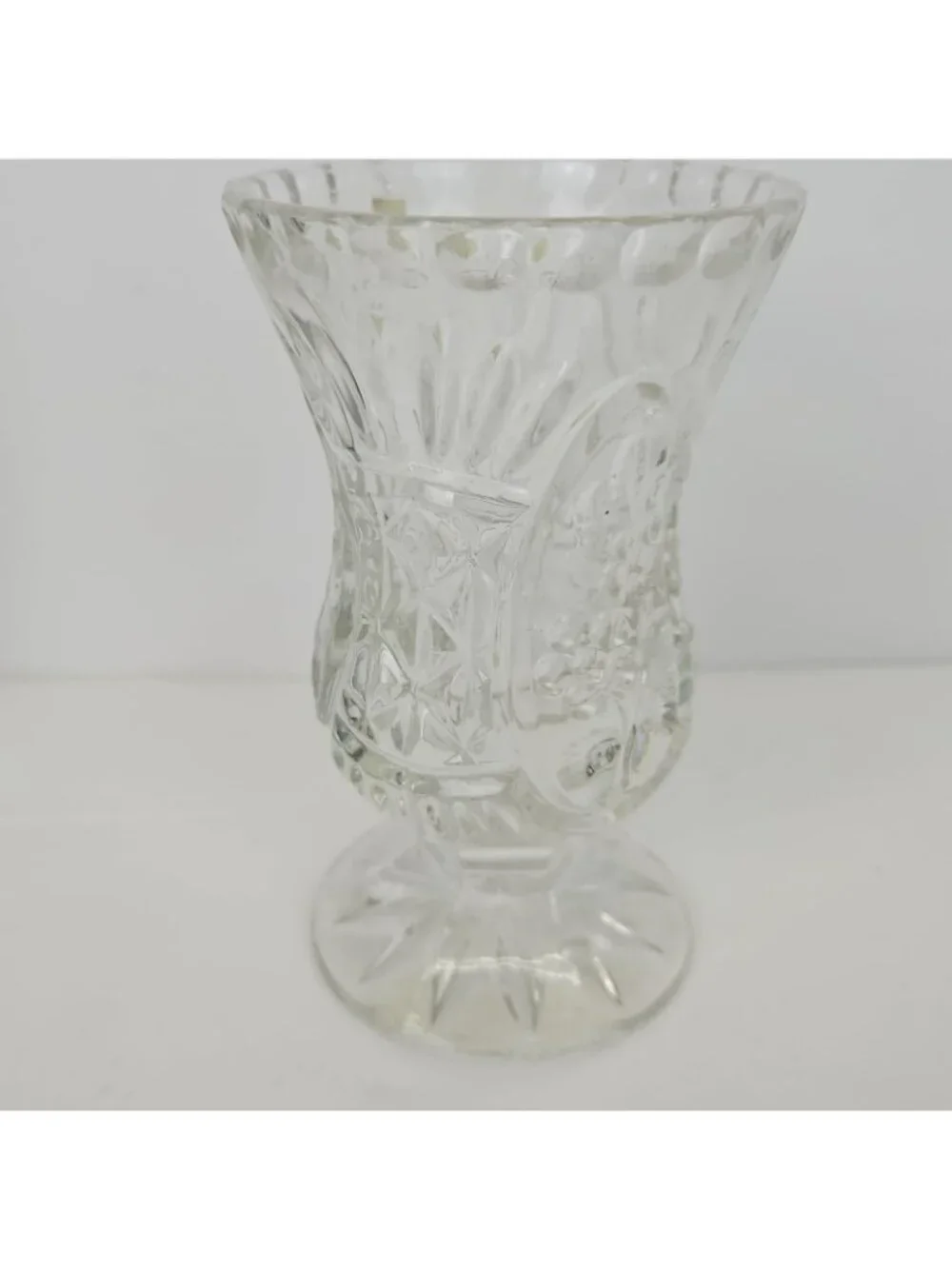 Vintage Forever Zajecar Crystal 24% Lead Bud Vase Style 302122 Yugoslavia NIB